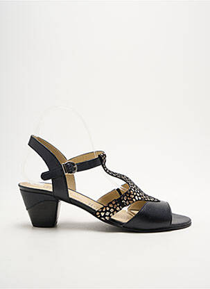 Sandales/Nu pieds noir GEO-REINO pour femme
