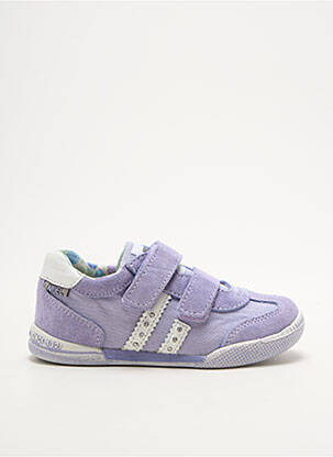 Baskets violet NOËL pour fille
