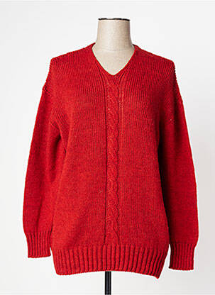 Pull rouge PULL & MAILLE pour femme
