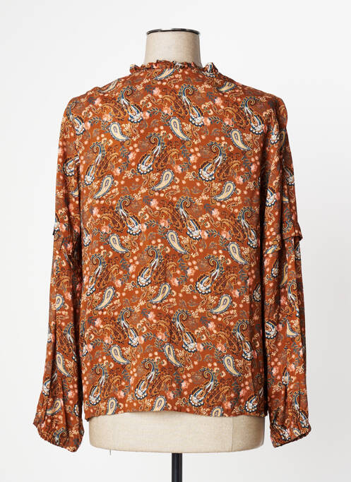 Blouse marron C'EST BEAU LA VIE pour femme