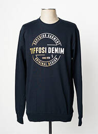 Sweat-shirt sans capuche bleu TIFFOSI homme