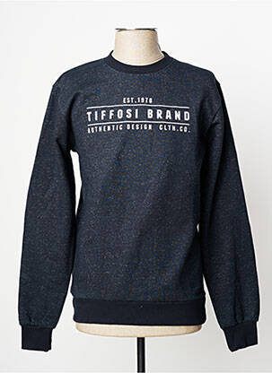 Sweat-shirt sans capuche bleu TIFFOSI homme