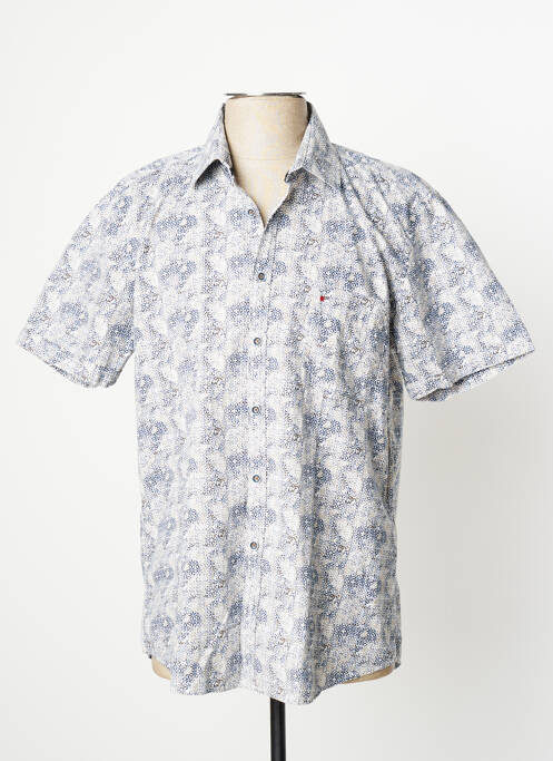 Chemise manches courtes blanc JUPITER pour homme