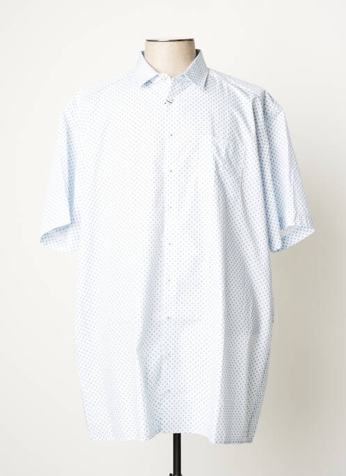 Chemise manches courtes blanc JUPITER pour homme