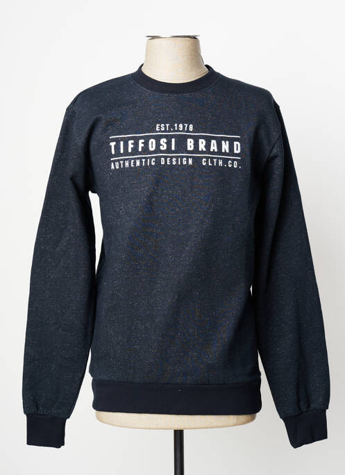Sweat-shirt bleu TIFFOSI pour homme