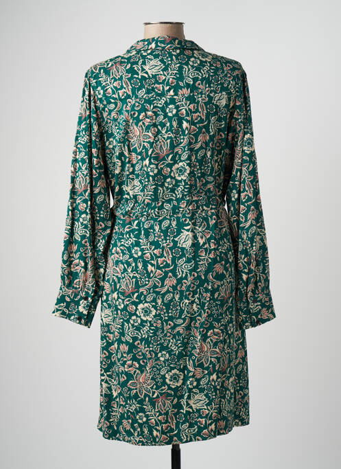 Robe mi-longue vert C'EST BEAU LA VIE pour femme