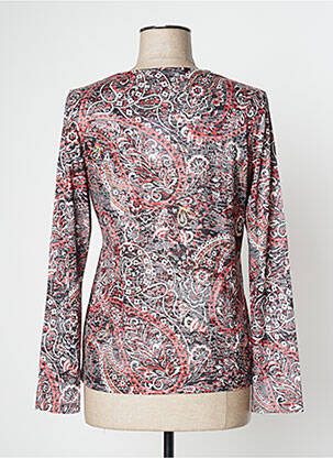 Top col v manches longues noir DIANE LAURY femme