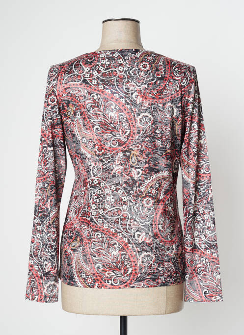 Top col v manches longues noir DIANE LAURY femme