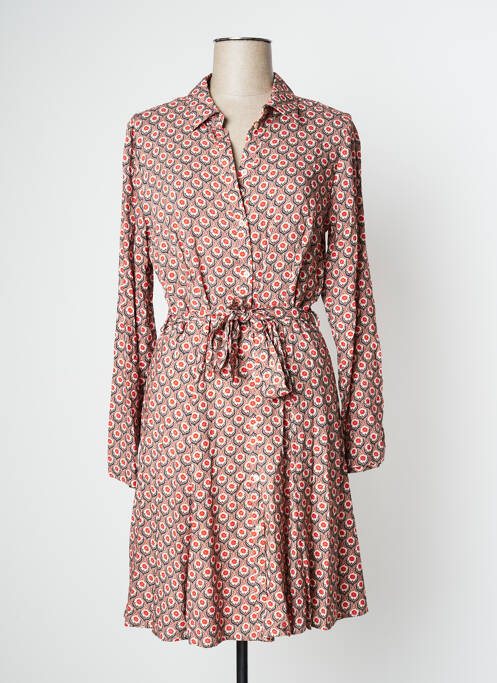 Robe mi-longue rouge C'EST BEAU LA VIE pour femme