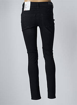 Pantalon slim stretch taille haute noir STREET ONE femme