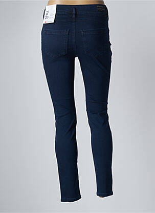 Pantalon slim stretch taille haute bleu STREET ONE femme