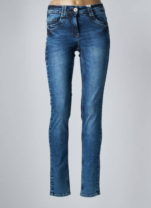 Jeans coupe slim bleu CECIL pour femme