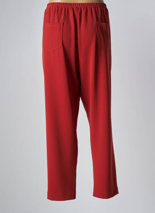 Pantalon droit orange FRANCK ANNA pour femme