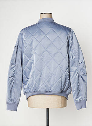 Doudoune sans capuche sans capuche bleu TOMMY HILFIGER femme