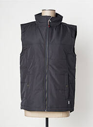 Doudoune sans capuche sans capuche gris SLAZENGER femme