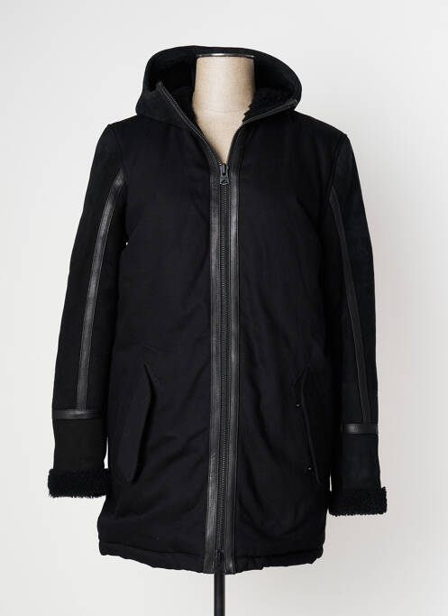 Manteau long noir CHEVIGNON pour femme