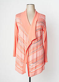 Gilet manches longues stretch rose WEILL femme