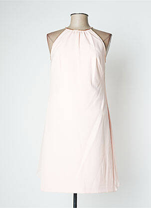 Robe mi-longue fermeture zippée au dos fines bretelles rose RALPH LAUREN femme