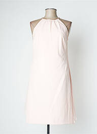 Robe mi-longue fermeture zippée au dos fines bretelles rose RALPH LAUREN femme