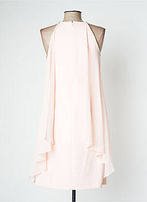 Robe mi-longue fermeture zippée au dos fines bretelles rose RALPH LAUREN femme