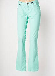 Pantalon flare taille normale taille normale vert TOMMY HILFIGER femme