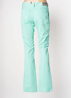 Pantalon flare taille normale taille normale vert TOMMY HILFIGER femme