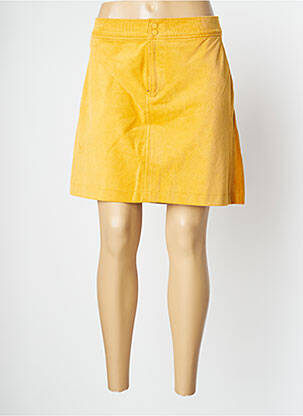 Jupe courte poches jaune BURTON femme