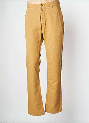 Pantalon chino tissage popeline taille normale beige CHEVIGNON homme
