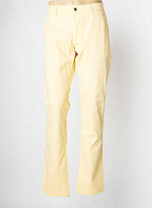 Pantalon chino jaune CHEVIGNON pour homme