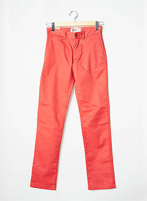 Pantalon chino rouge CHEVIGNON pour homme