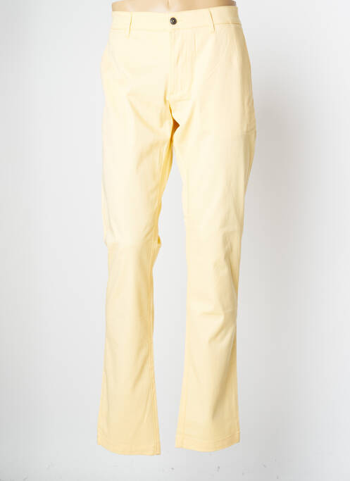 Pantalon chino jaune CHEVIGNON pour homme