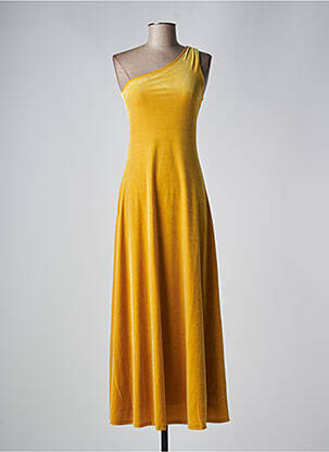 Robe longue jaune RALPH LAUREN femme