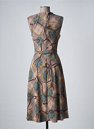 Robe mi-longue beige RALPH LAUREN femme