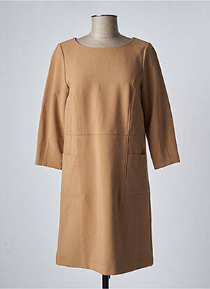 Robe mi-longue beige BURTON femme