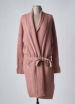 Gilet manches longues rose ORIGIN pour femme
