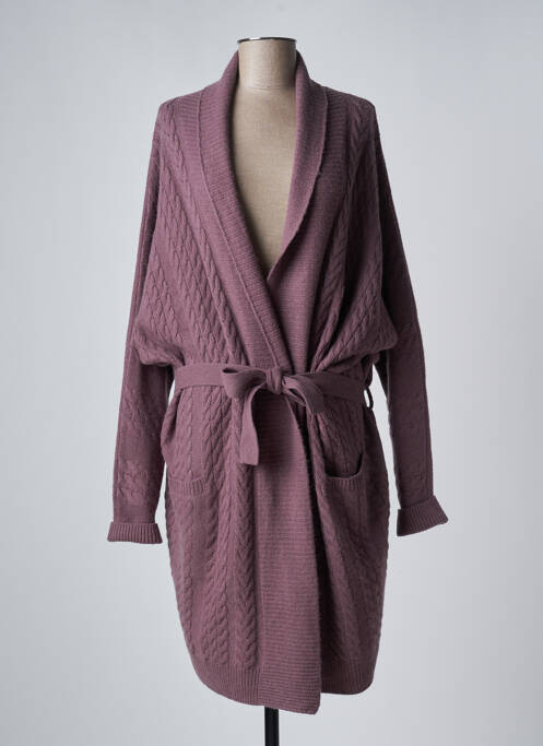 Gilet manches longues violet ORIGIN pour femme
