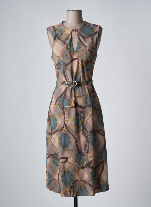 Robe mi-longue beige RALPH LAUREN pour femme