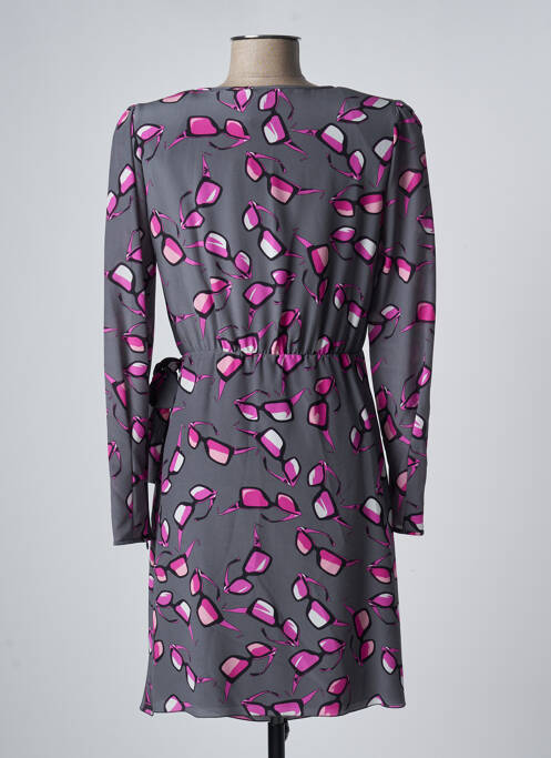 Robe mi-longue gris EMPORIO ARMANI pour femme