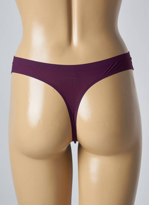Tanga violet IMPLICITE pour femme