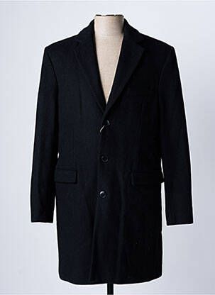Manteau long noir CELIO pour homme