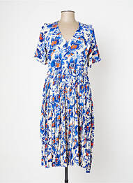 Robe mi-longue bleu CHERRY PARIS femme