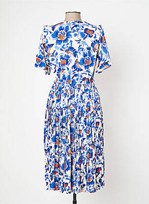 Robe mi-longue bleu CHERRY PARIS femme