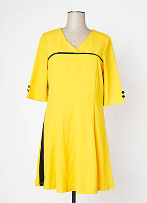 Robe mi-longue jaune FOR HER PARIS femme