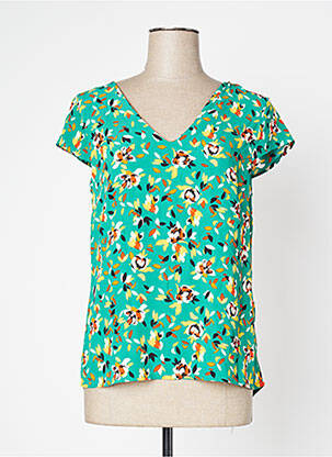 Blouse vert IKOONE&BIANKA femme