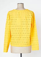 Blouse jaune ICHI pour femme seconde vue