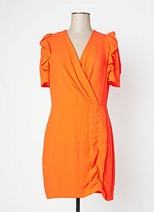 Robe courte orange MORGAN pour femme