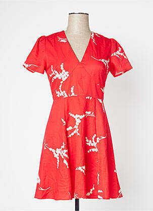 Robe courte rouge LOVIE & CO pour femme