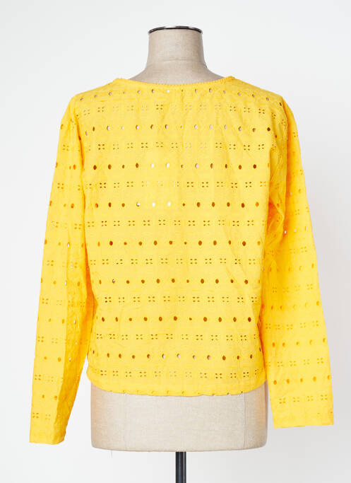 Blouse jaune ICHI pour femme