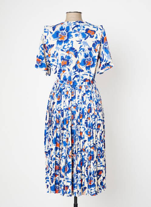 Robe mi-longue bleu CHERRY PARIS pour femme
