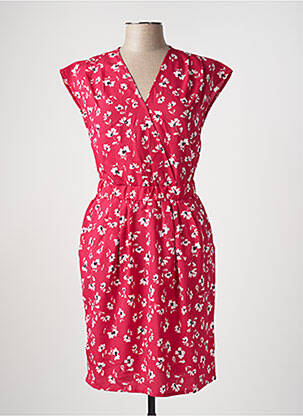 Robe mi-longue rose ICHI femme